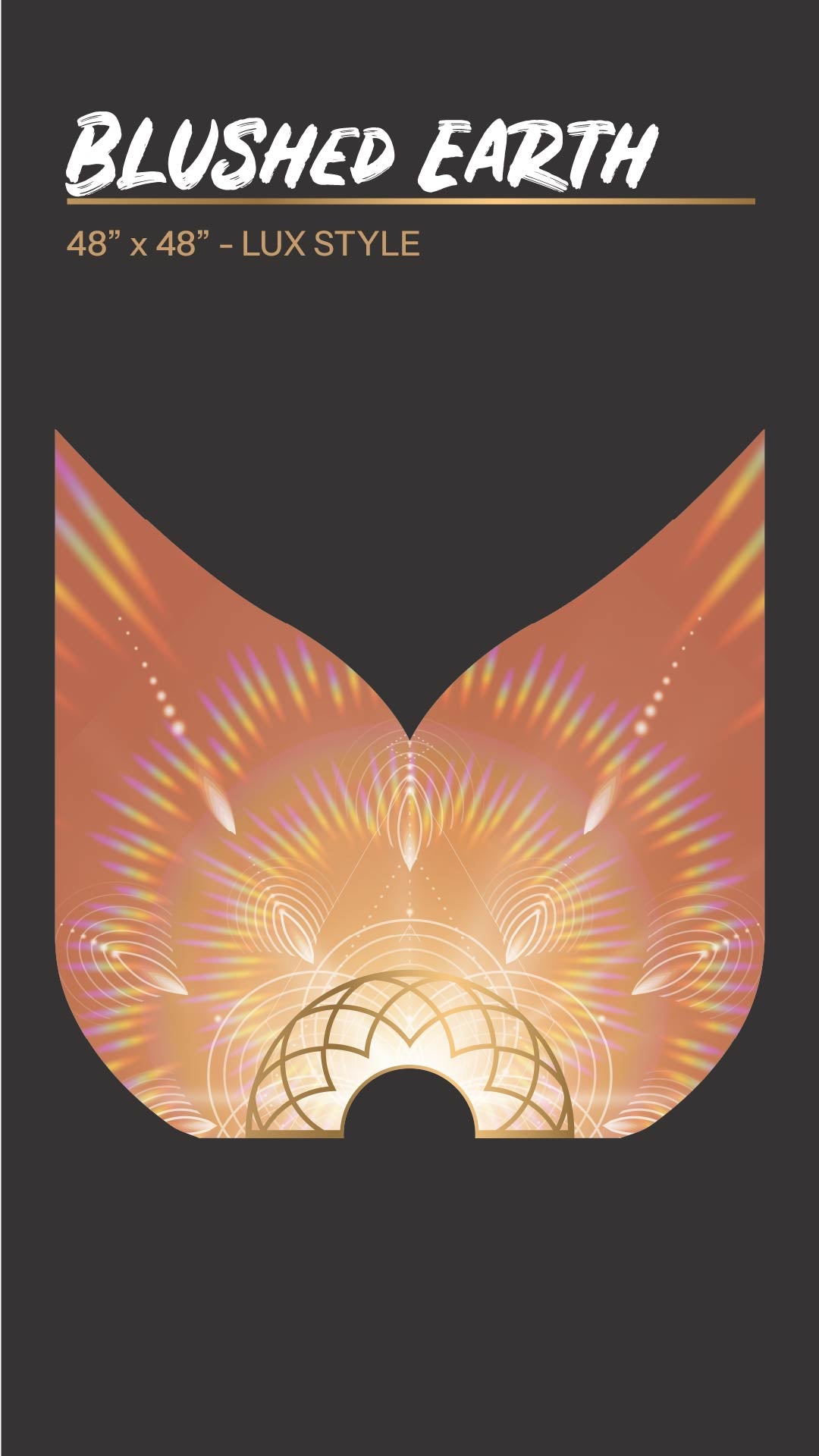 Blushed Earth - Silk Veil Fans
