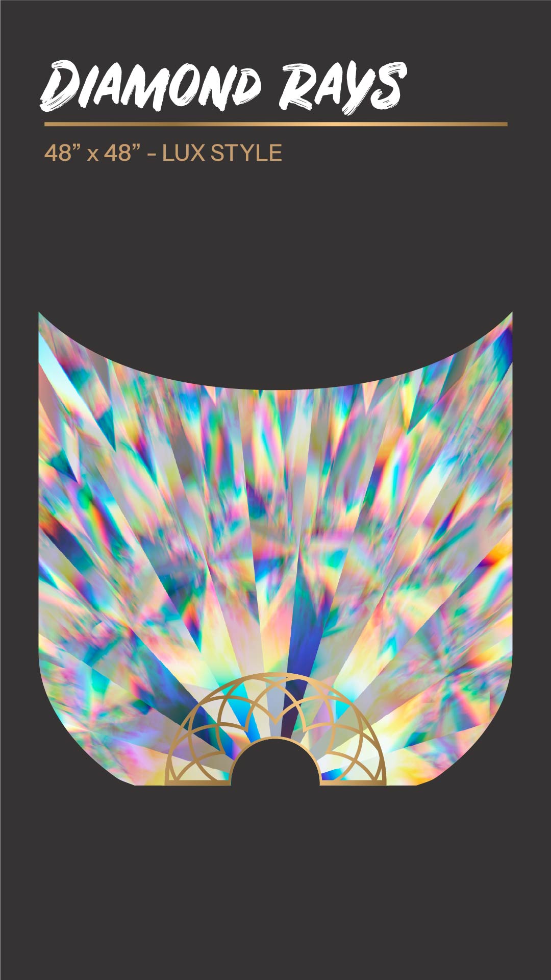 Diamond Rays - Silk Veil Fans