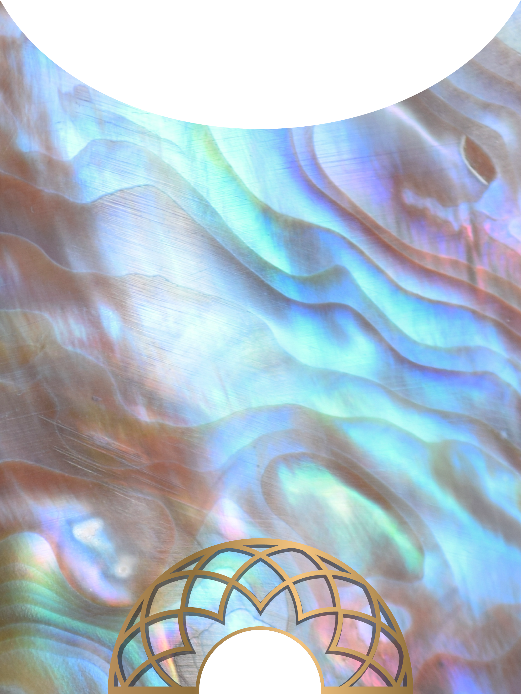 Abalone Pastel - Lux Silk Fan Set