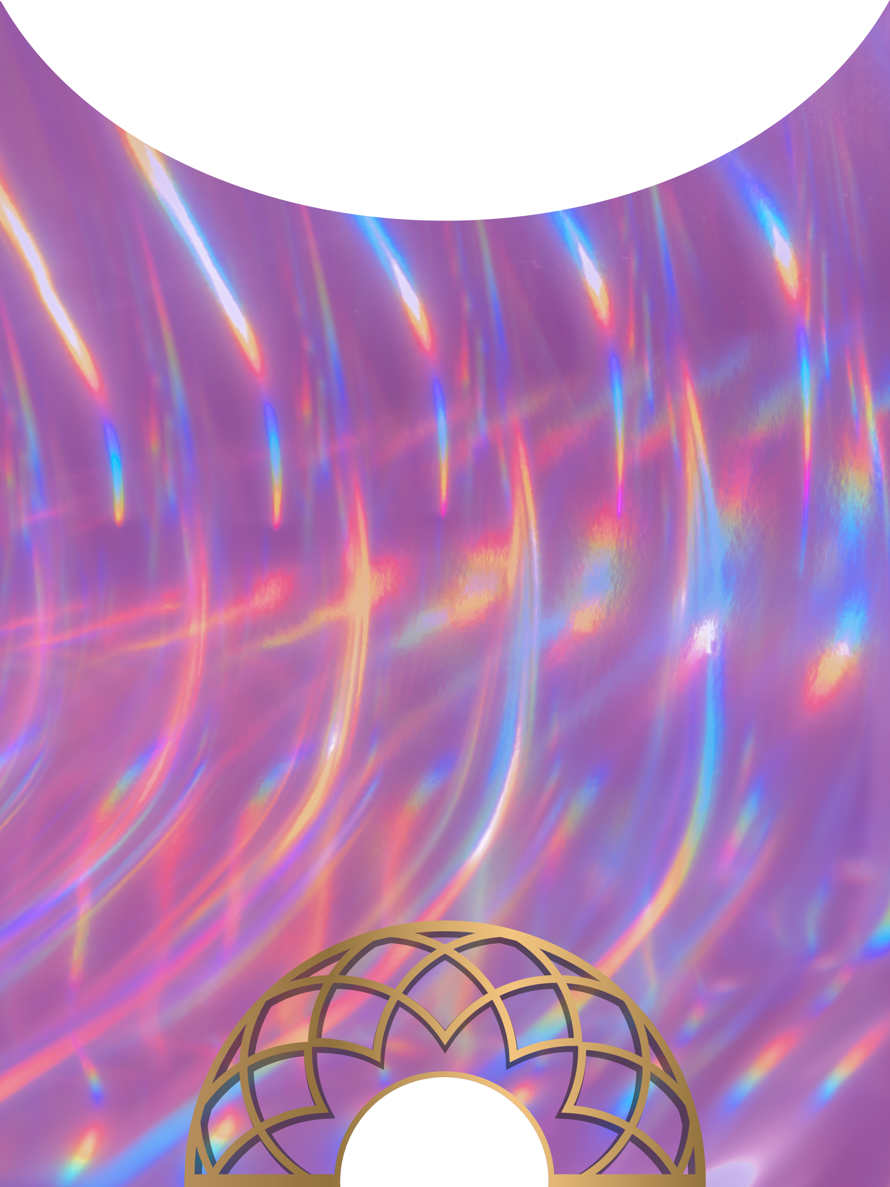 Prismatic Purps - Lux Silk Fan Set