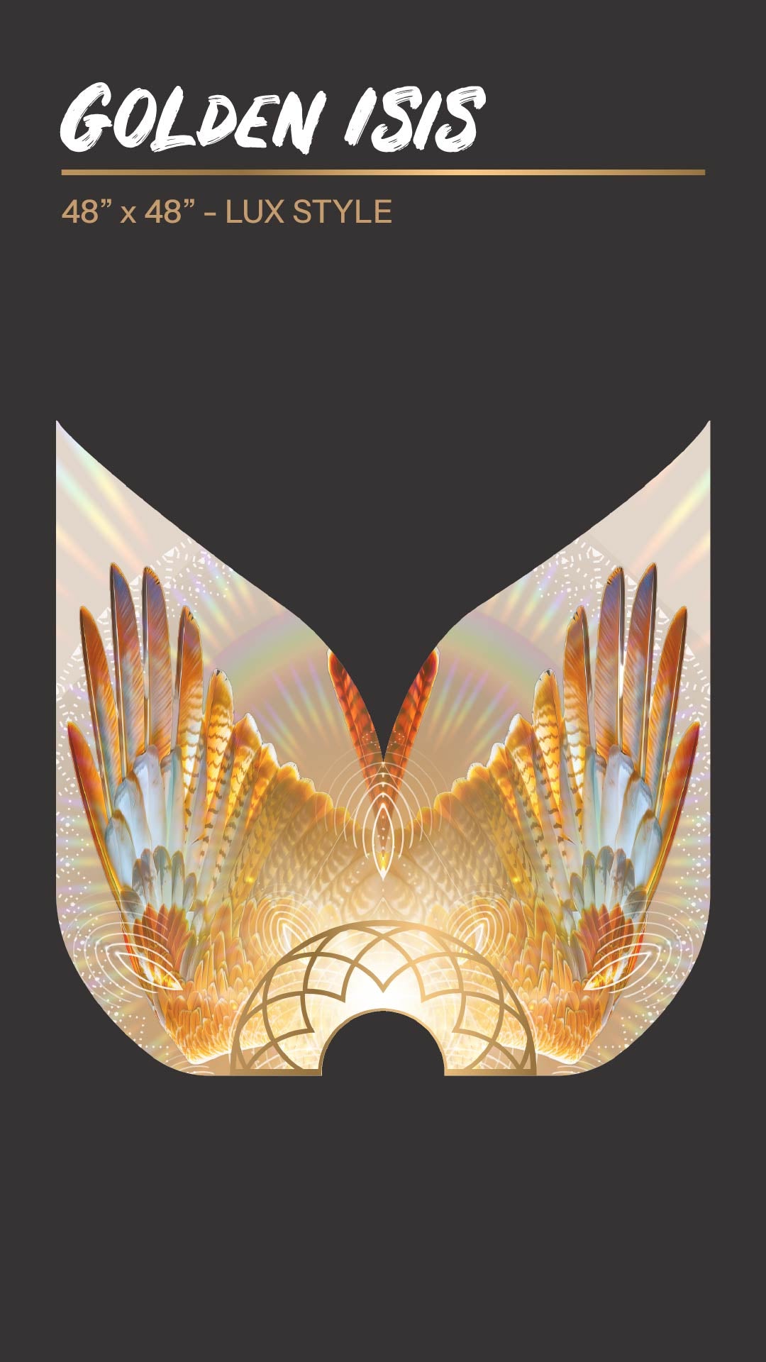 Golden Isis - Silk Veil Fans