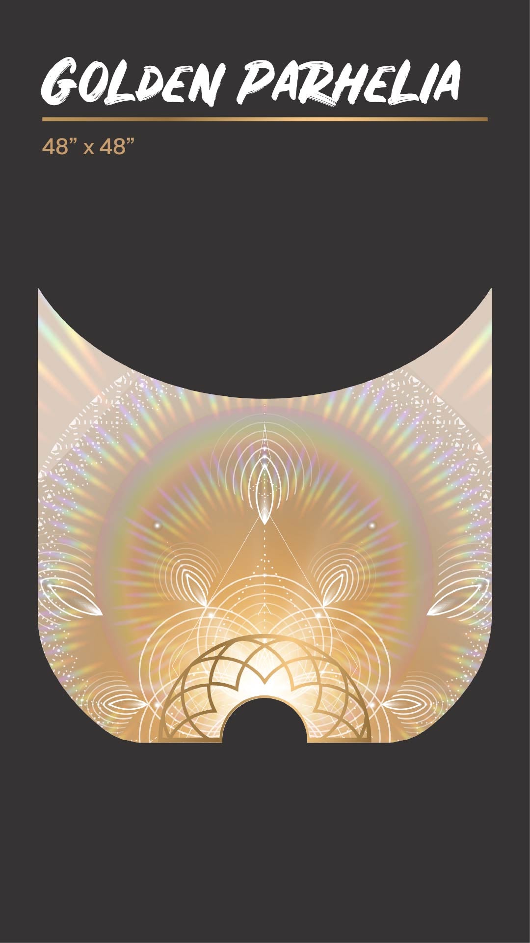 Golden Parhelia - Silk Veil Fans