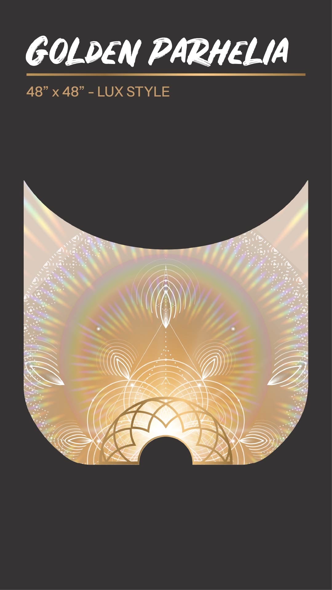 Golden Parhelia - Silk Veil Fans