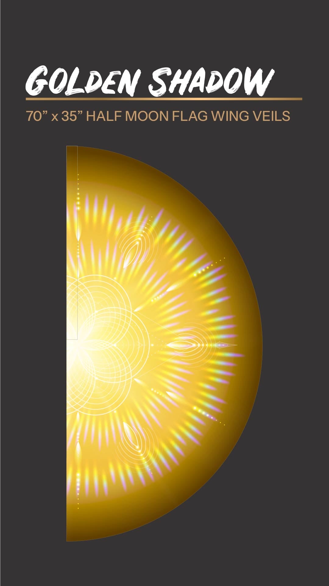 Golden Shadow - Flag Wing Veils
