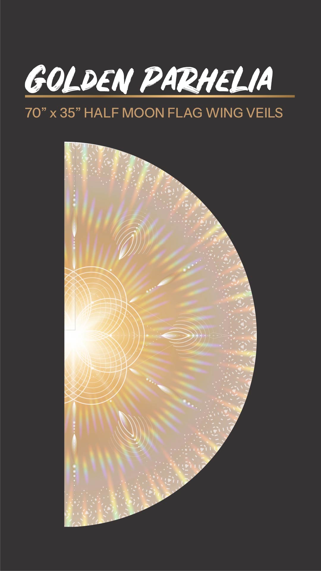 Golden Parhelia - Flag Wing Veils