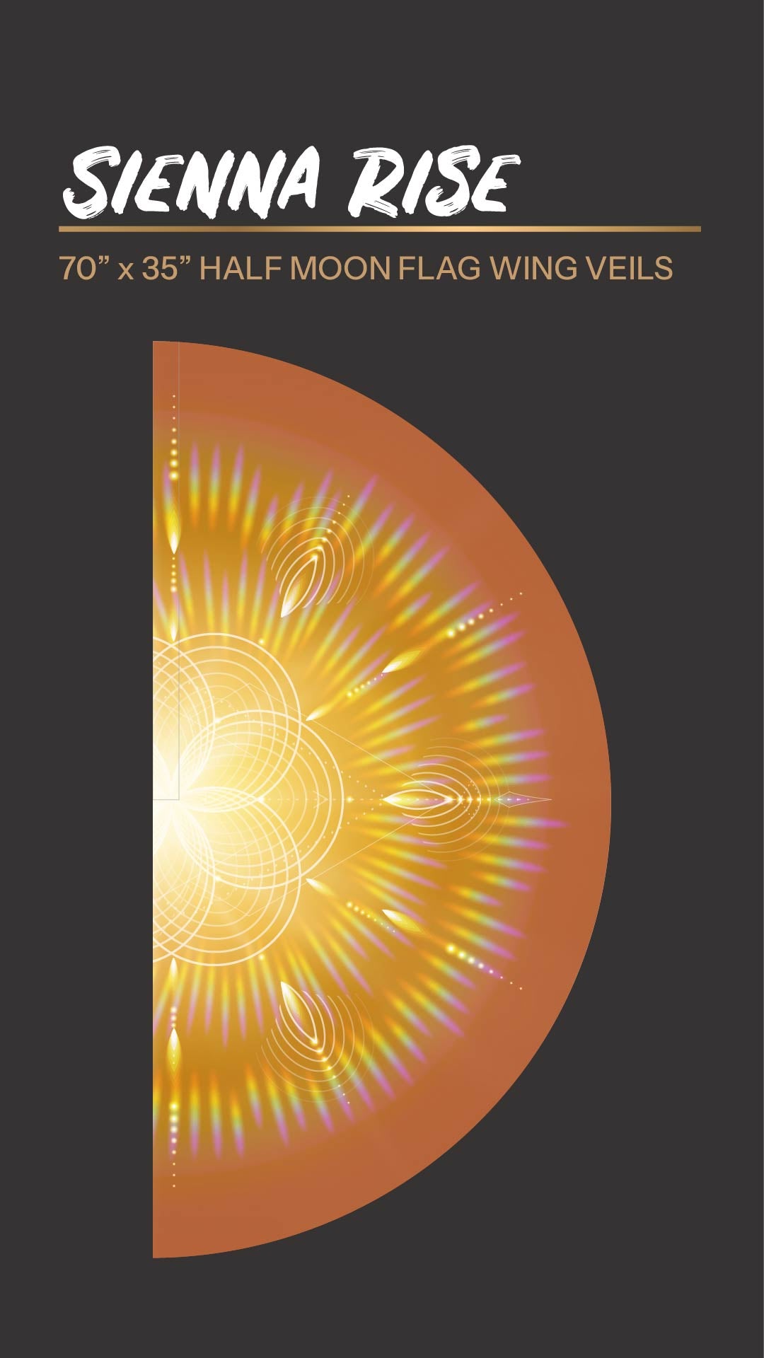 Sienna Rise - Flag Wing Veils
