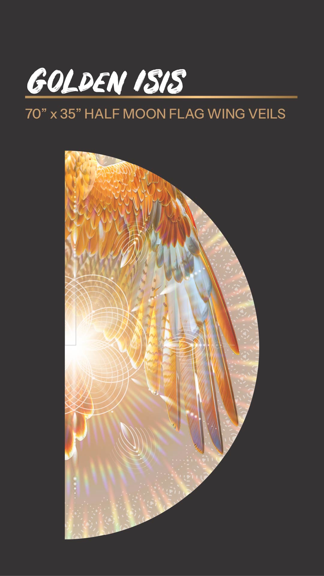 Golden Isis - Flag Wing Veils