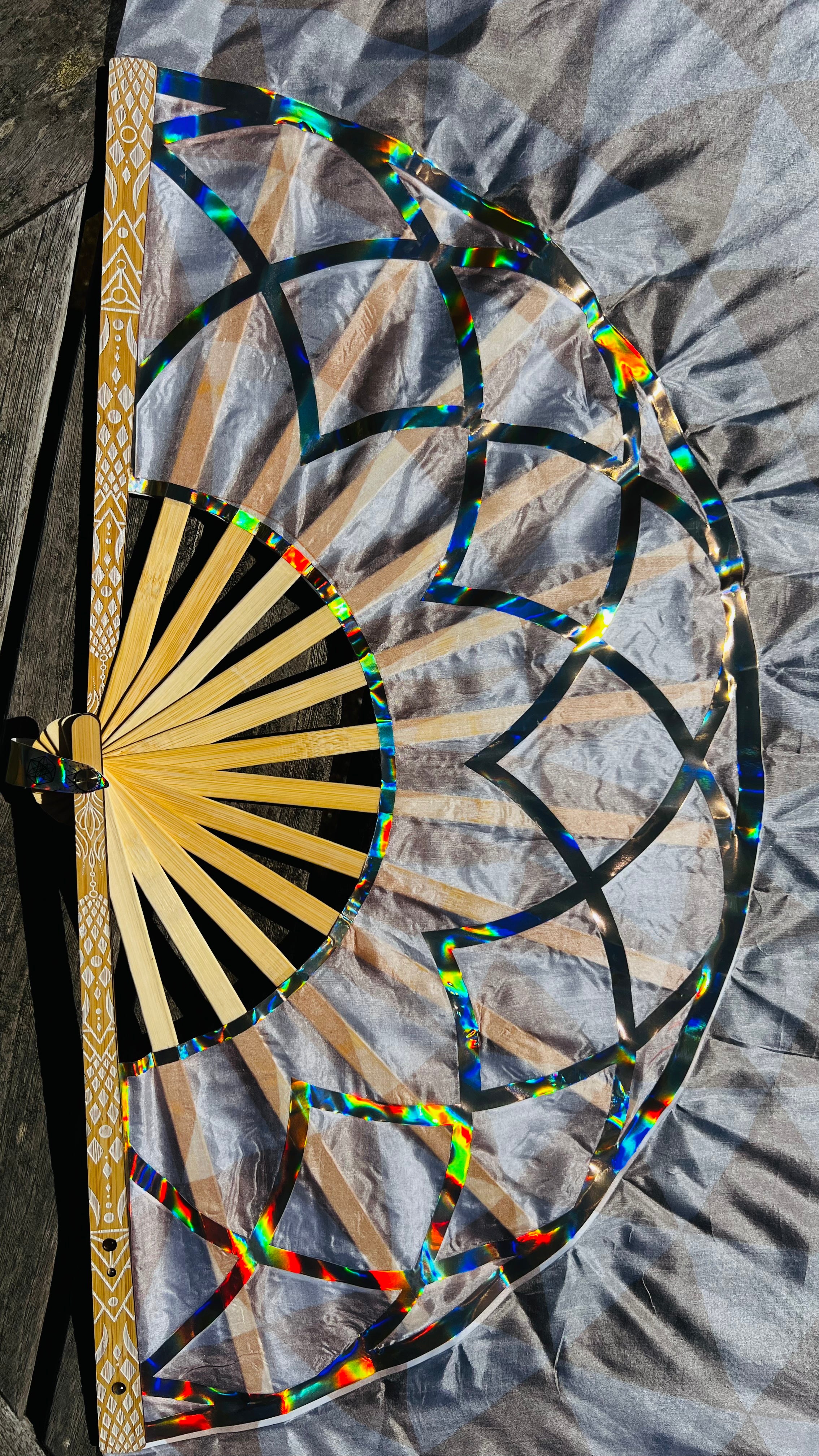 Geo Torus - Alabaster - Silk Veil Fans