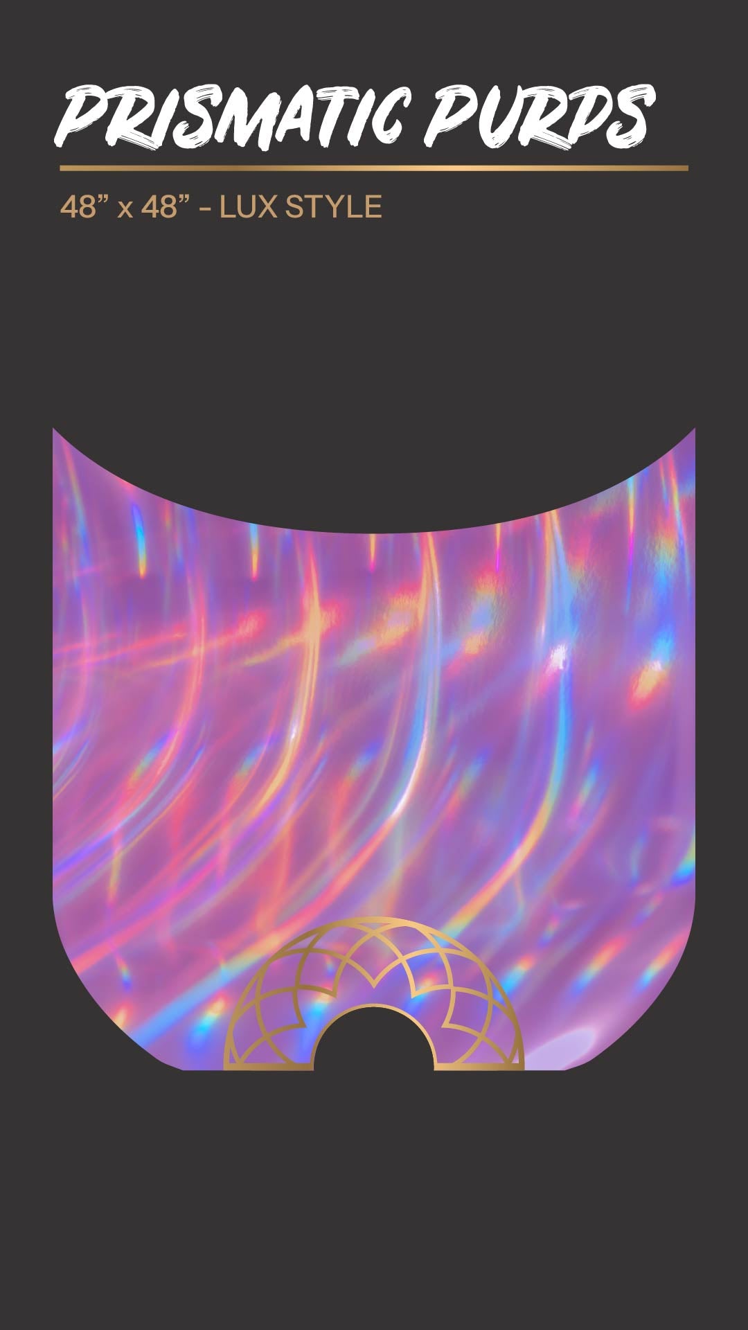 Prismatic Purps - Silk Veil Fans