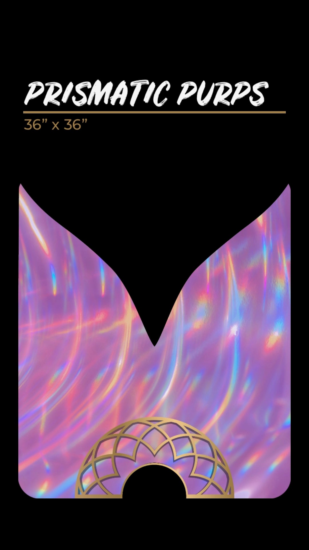 Prismatic Purps - Lux Silk Fan Set