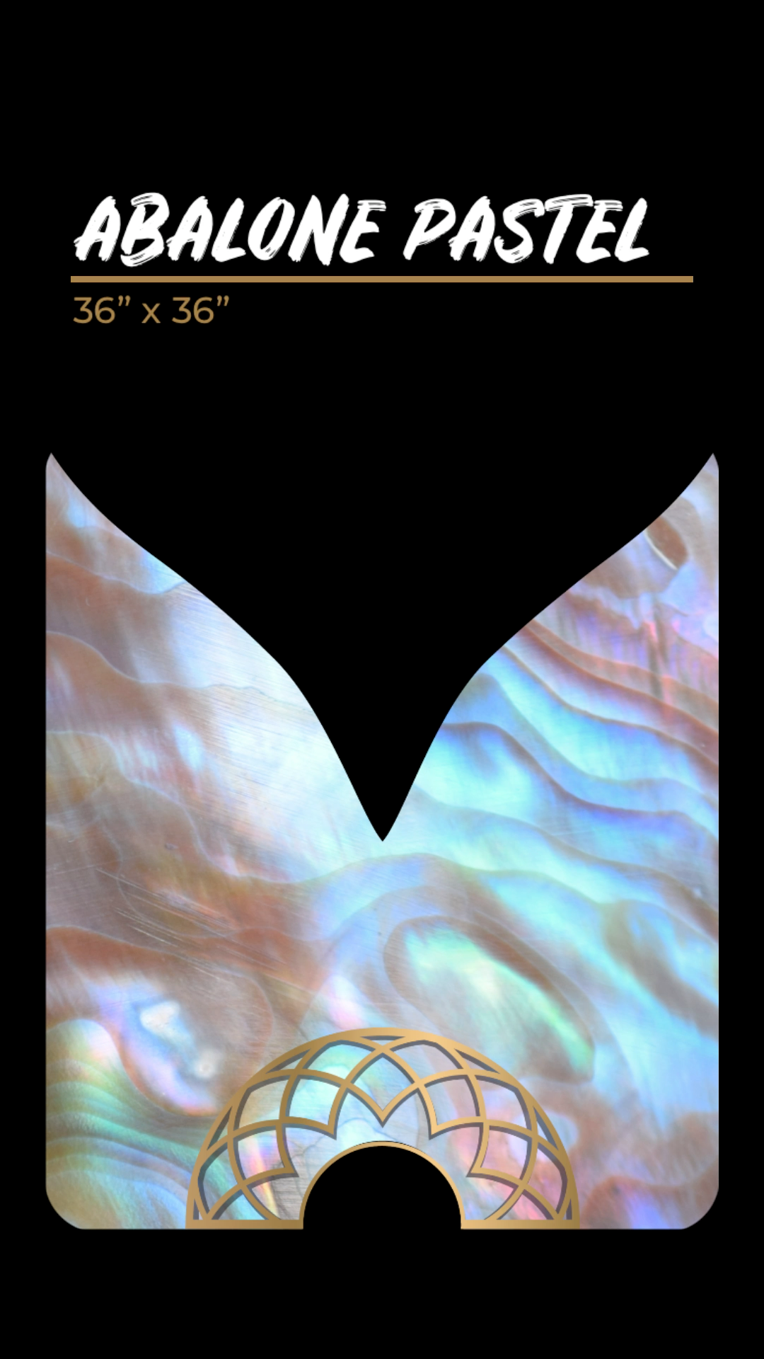 Abalone Pastel - Lux Silk Fan Set