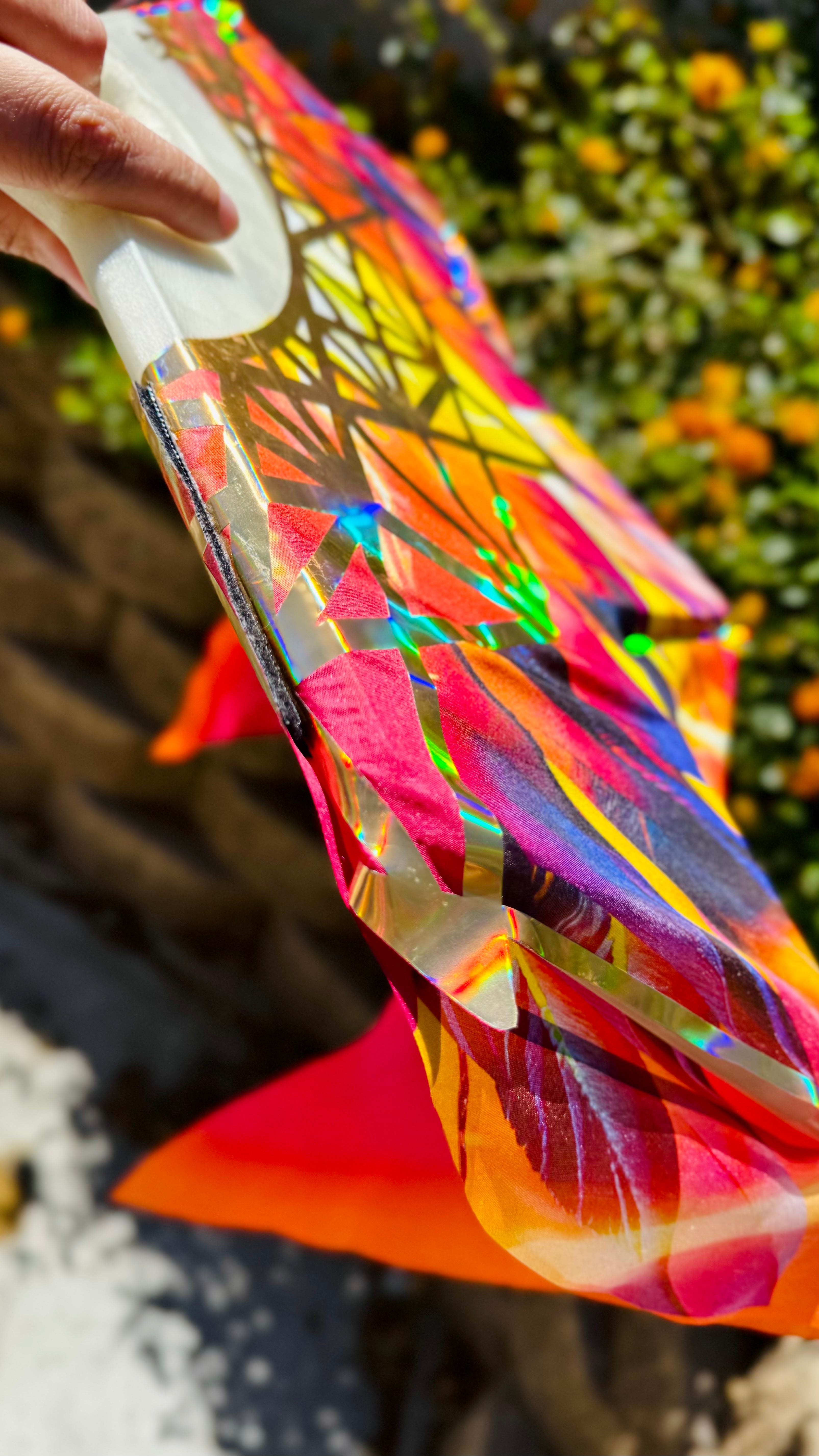 Silk Tech Fan Covers (for Neoflowart Crystal Fans)  - Phoenix