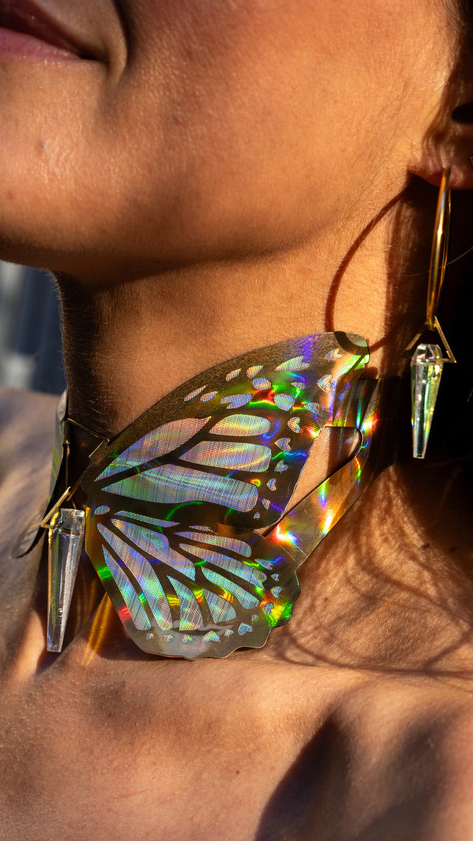 METAMORPH Sun-catcher Hoop Earrings