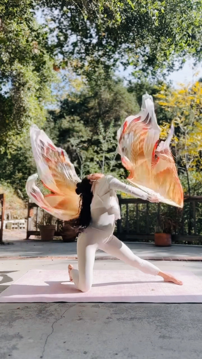 Golden Isis - Silk Veil Fans