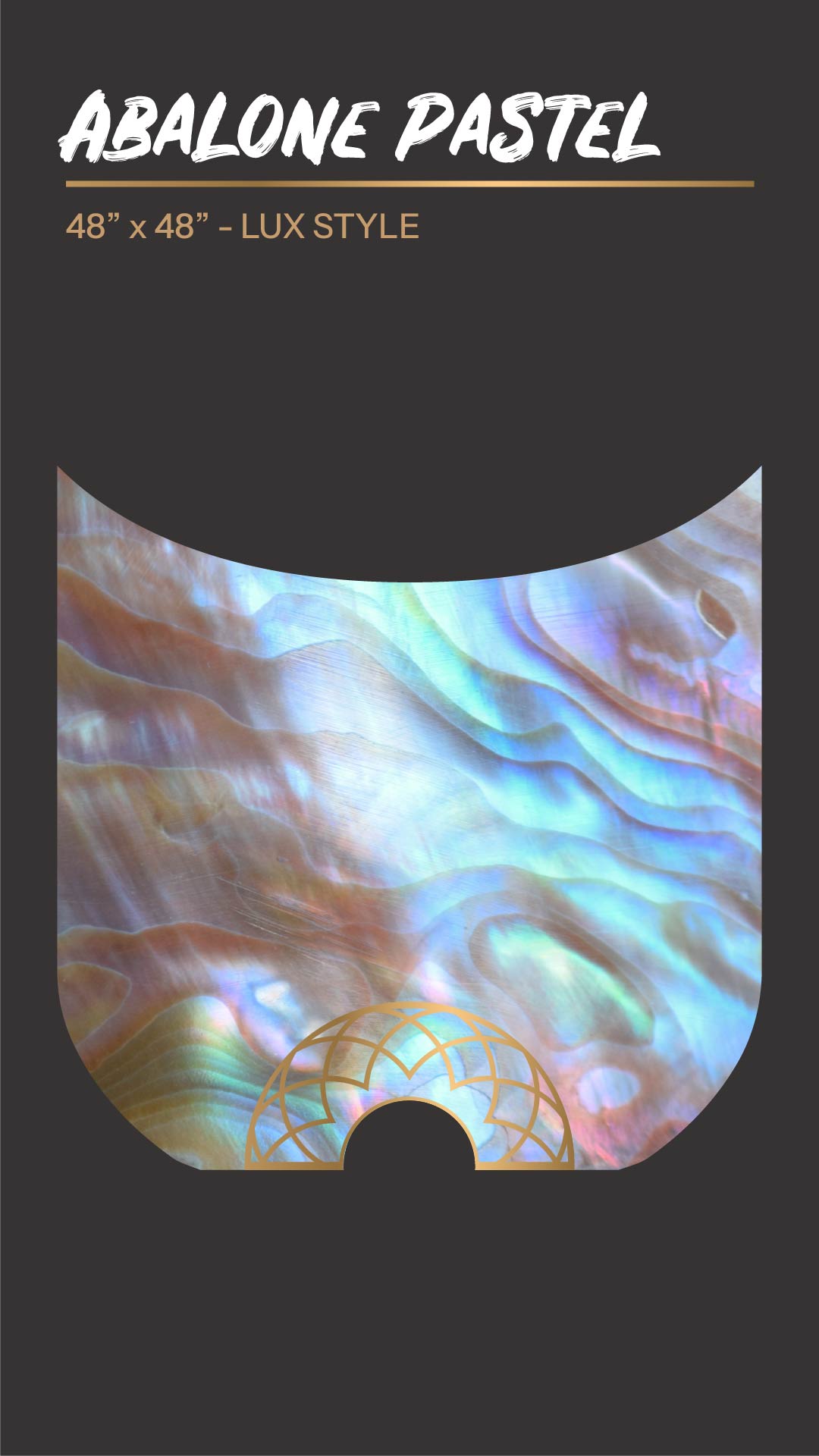 Abalone Pastel - Silk Veil Fans