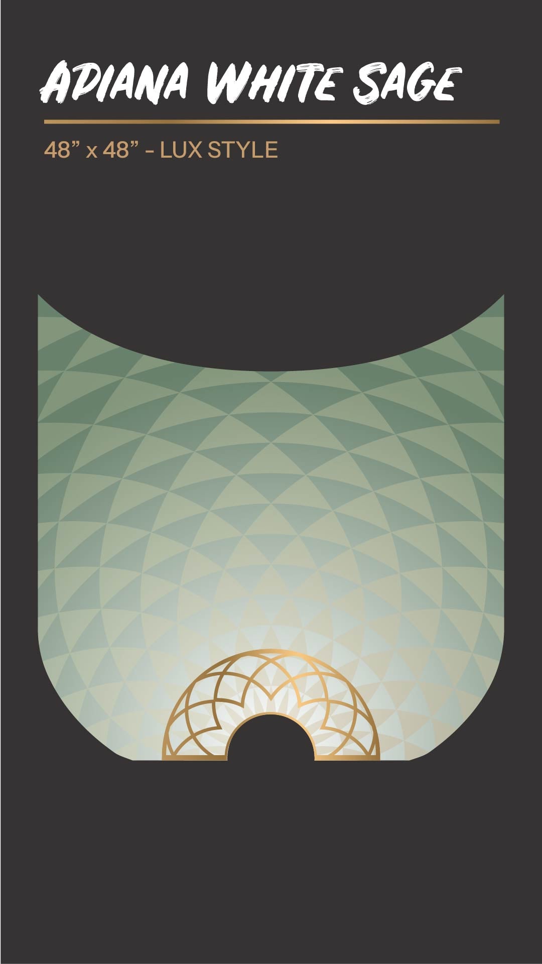 Geo Torus - Apiana White Sage - Silk Veil Fans