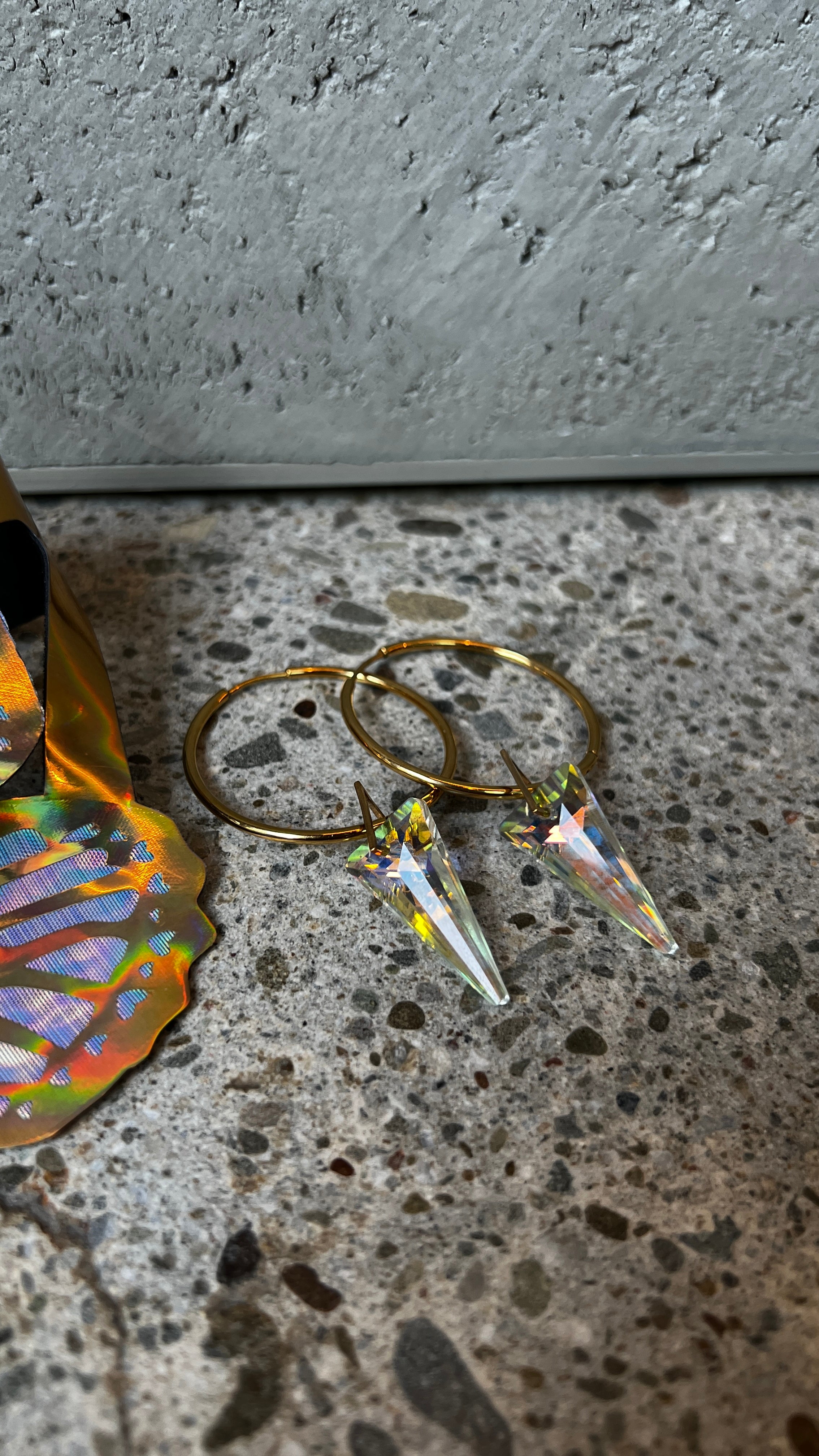 METAMORPH Sun-catcher Hoop Earrings