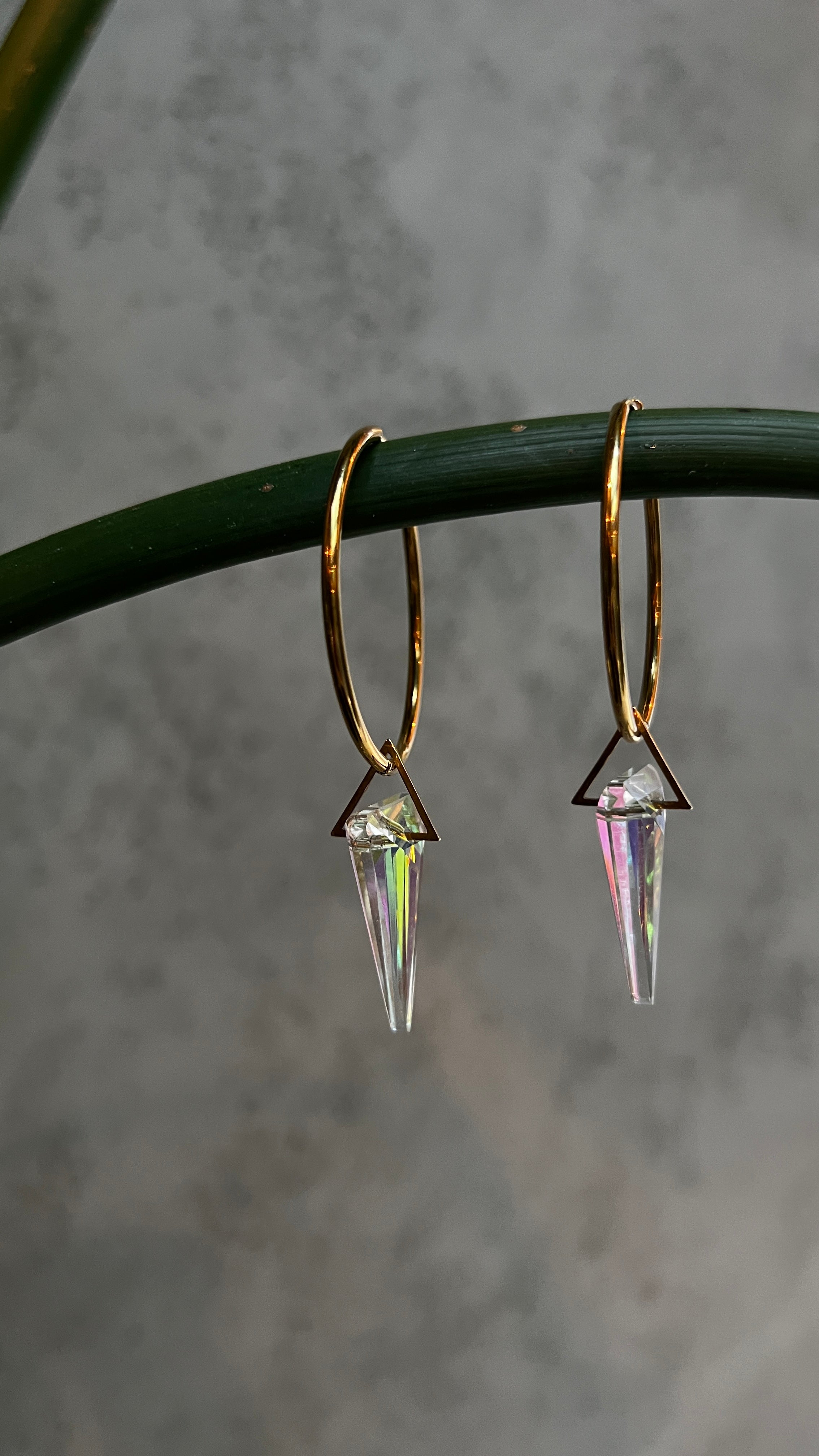 METAMORPH Sun-catcher Hoop Earrings