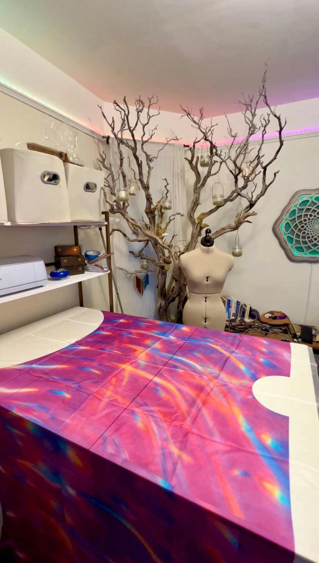 Prismatic Purps - Silk Veil Fans