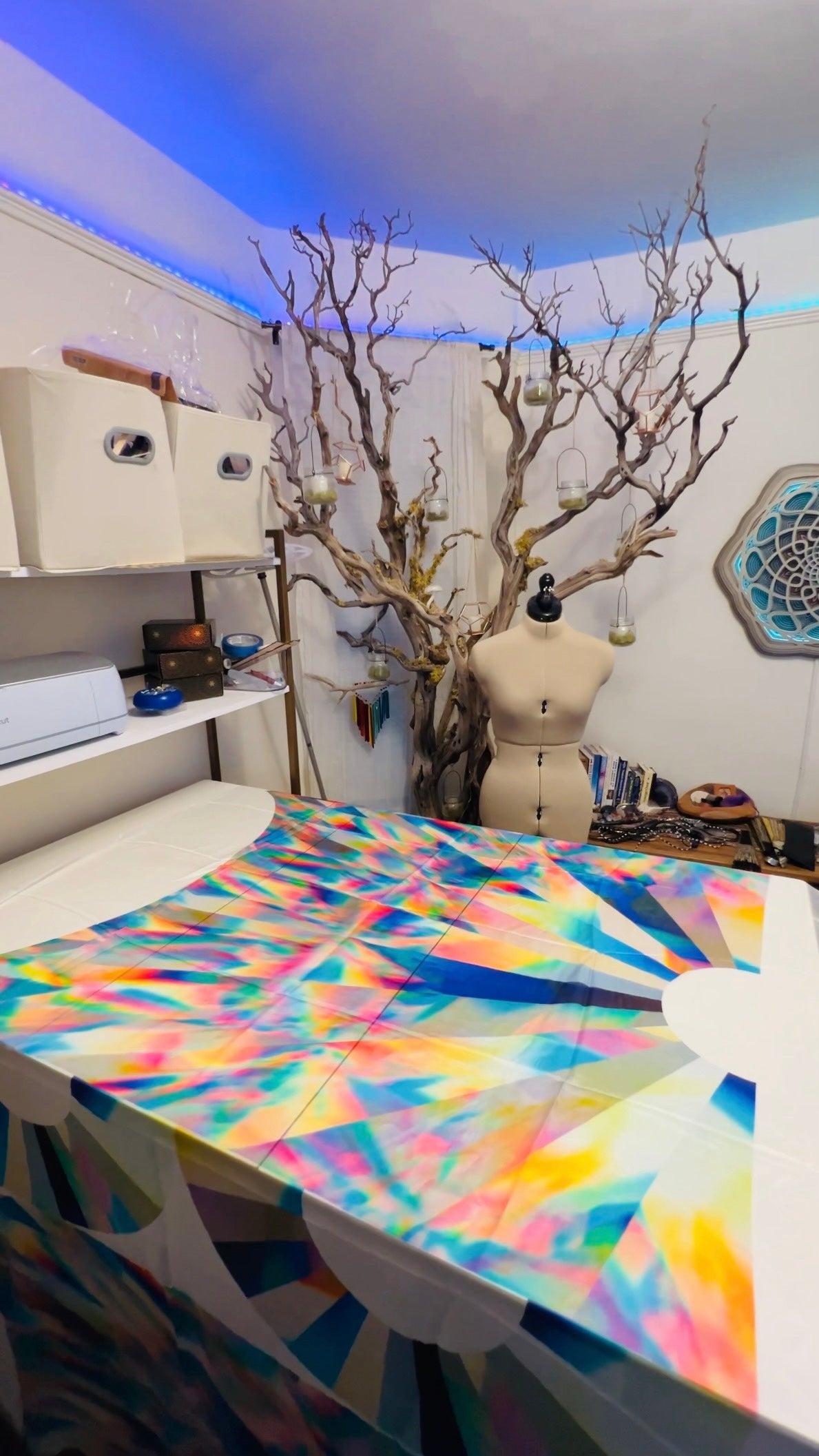 Diamond Rays - Silk Veil Fans