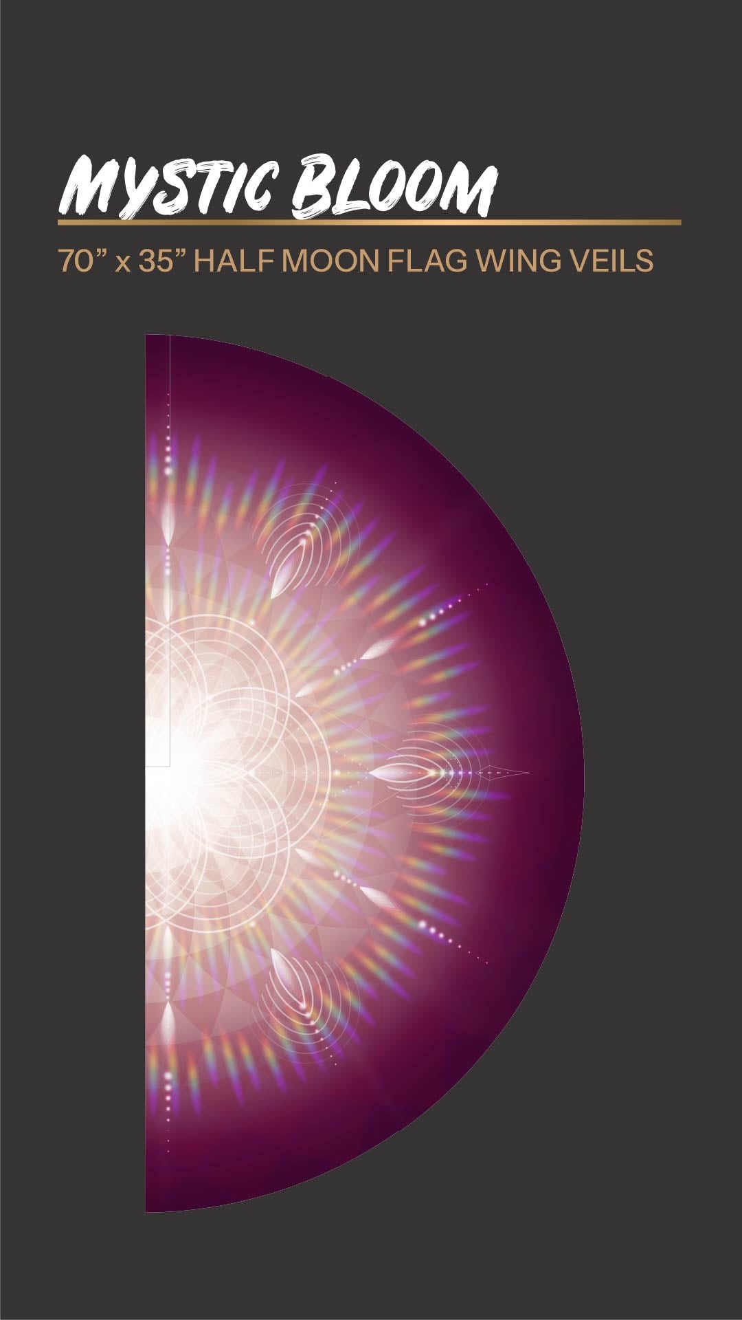 Mystic Bloom - Flag Wing Veils