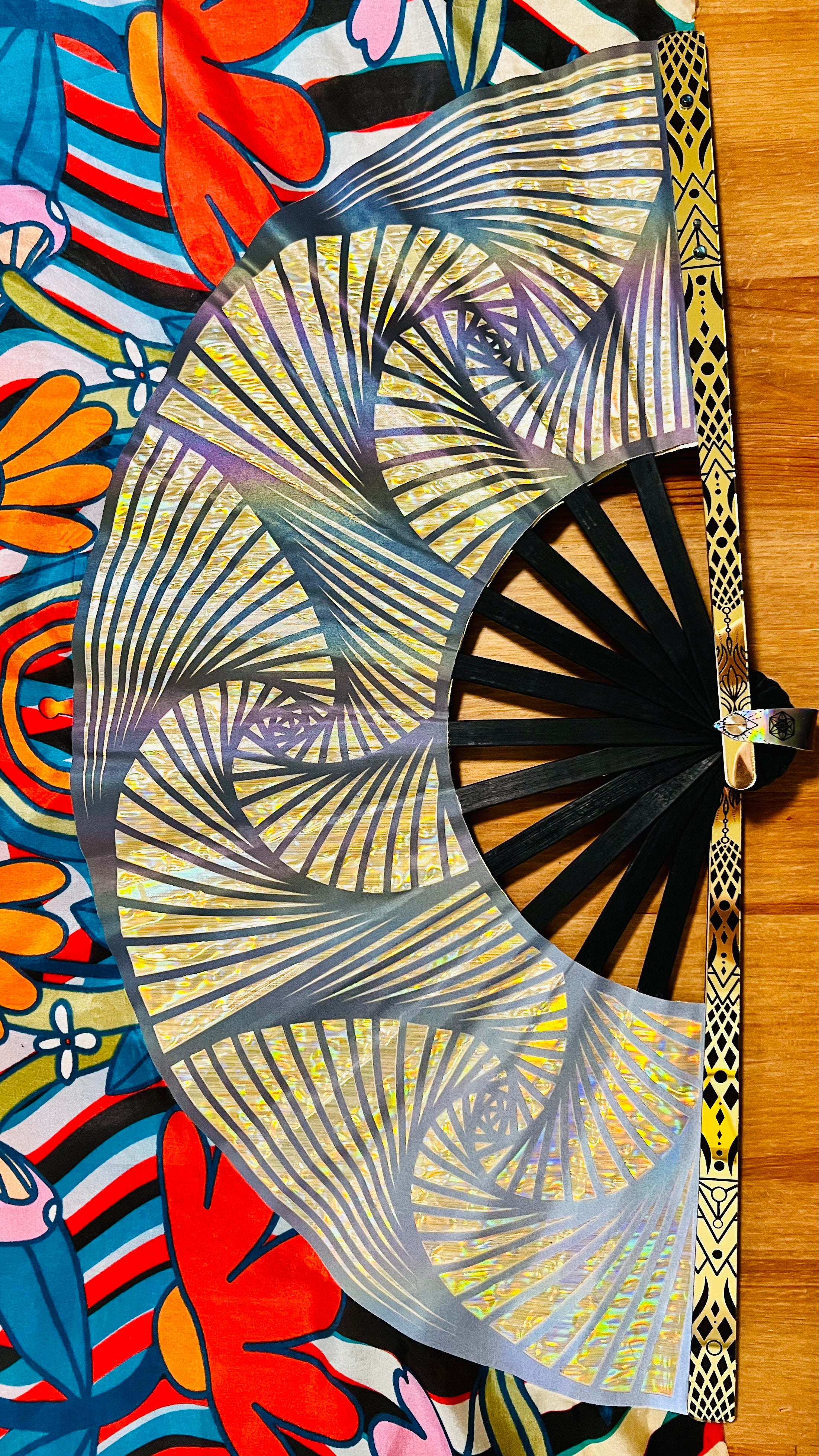 Mushy Groove -  Lux Silk Fan Set 36" x 48" (Partial UV)