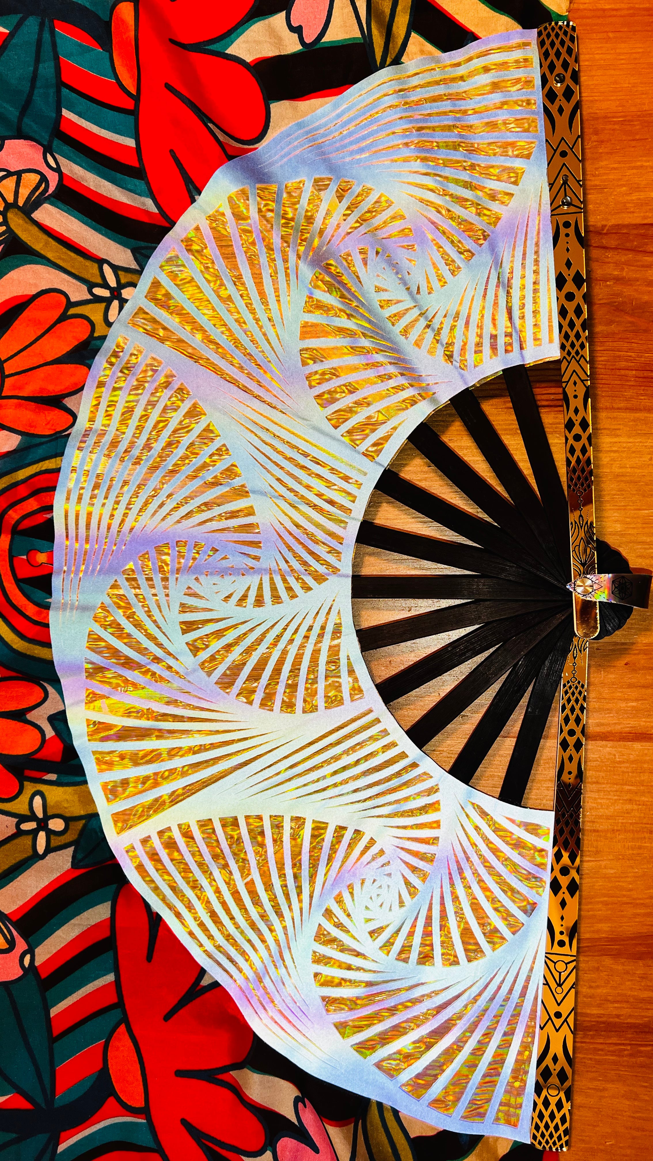 Mushy Groove -  Lux Silk Fan Set 36" x 48" (Partial UV)