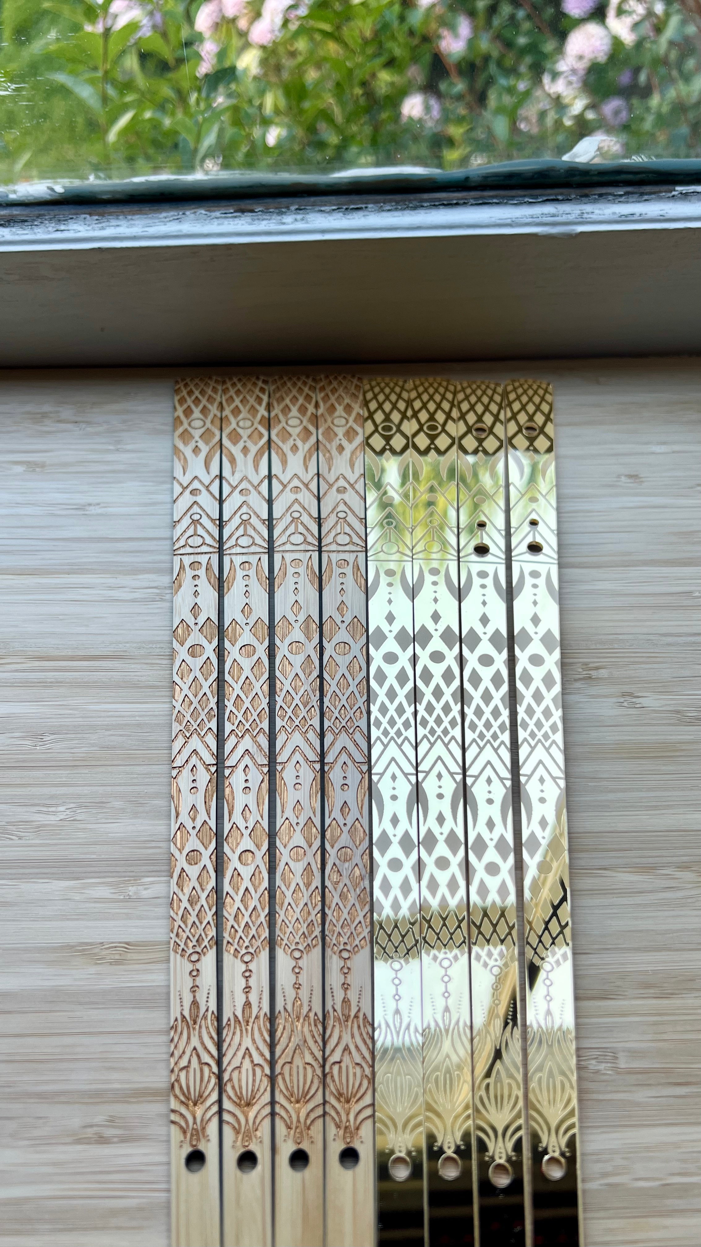 Labradorite - Lux Silk Fan Set