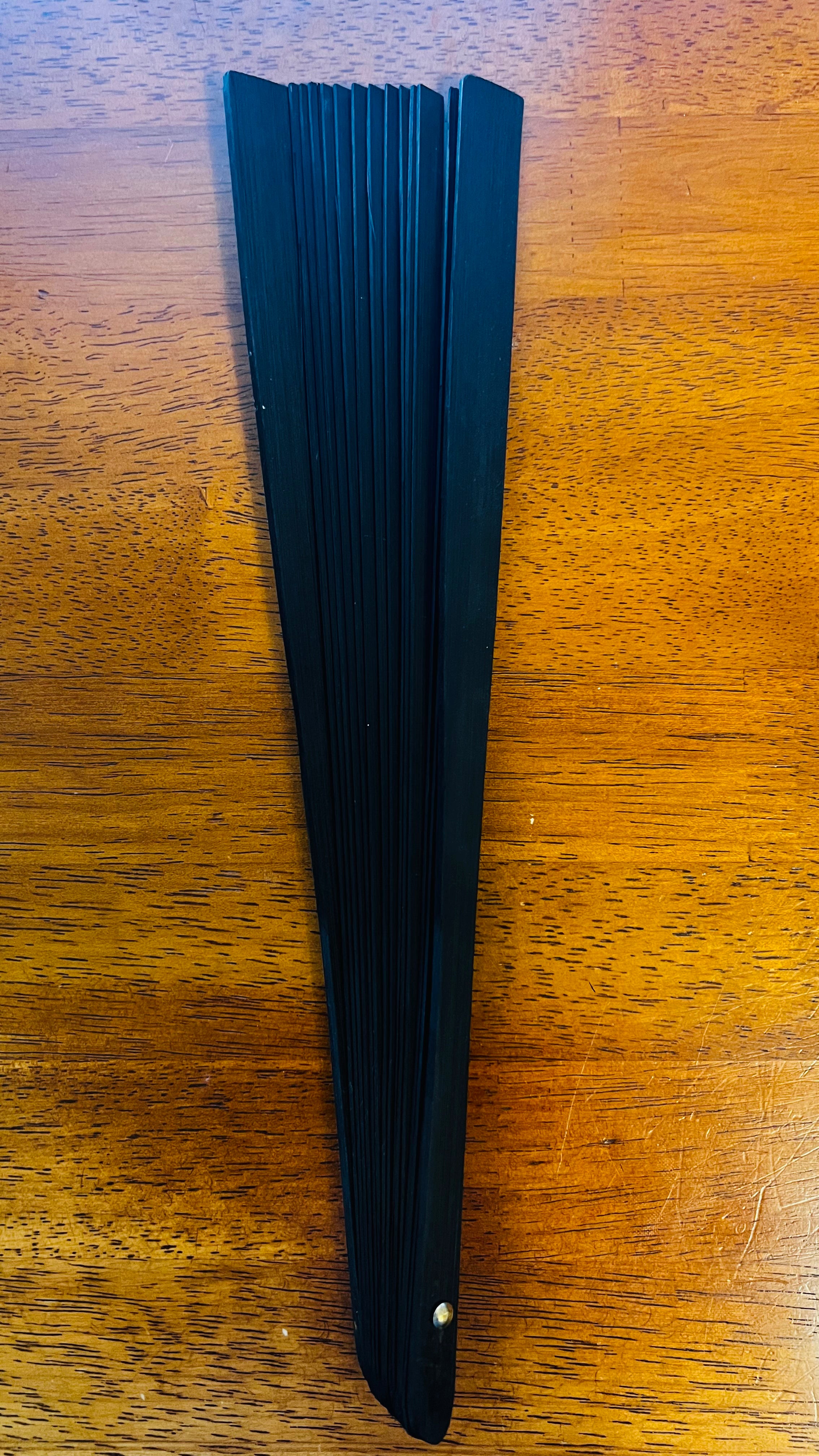 Geo Torus - Obsidian - Classic Silk Fan Set