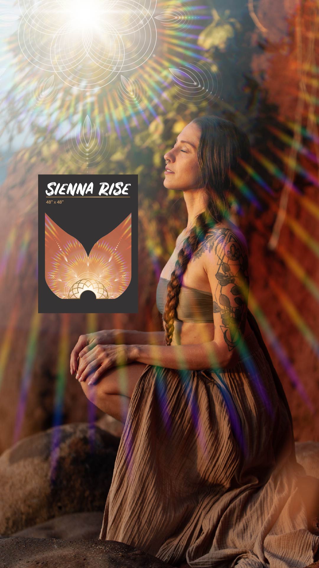 Sienna Rise - Silk Veil Fans